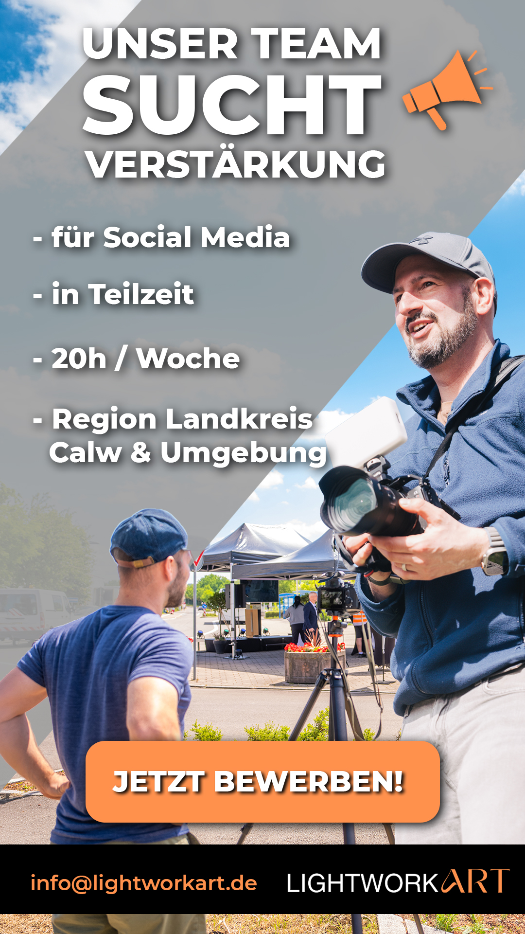 Stellenanzeige Social Media – Variante 2